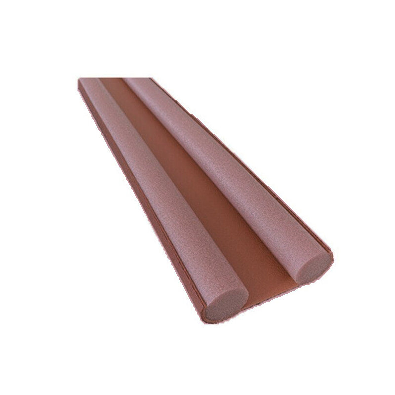 Weatherproof EVA Under Door Draft Stopper Seal - Brown