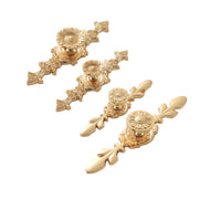 Curved Design Brass Cupboard & Cabinet Door Knob 121-170mm