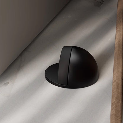 45mm Round Floor-Mount Door Stop with Rubber Bumper