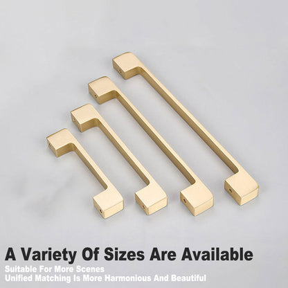 Gold All-Copper Cabinet Handle for Wardrobes