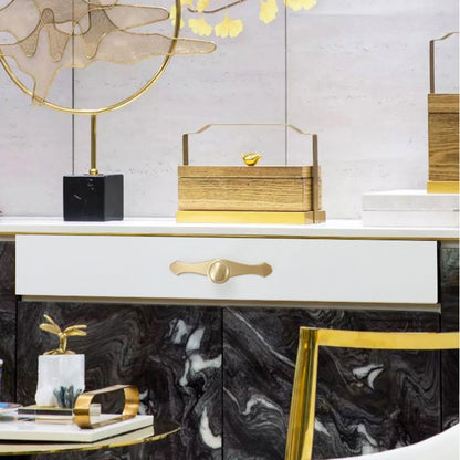 Multi-Size Pure Copper Cabinet Door Handle Electroplated