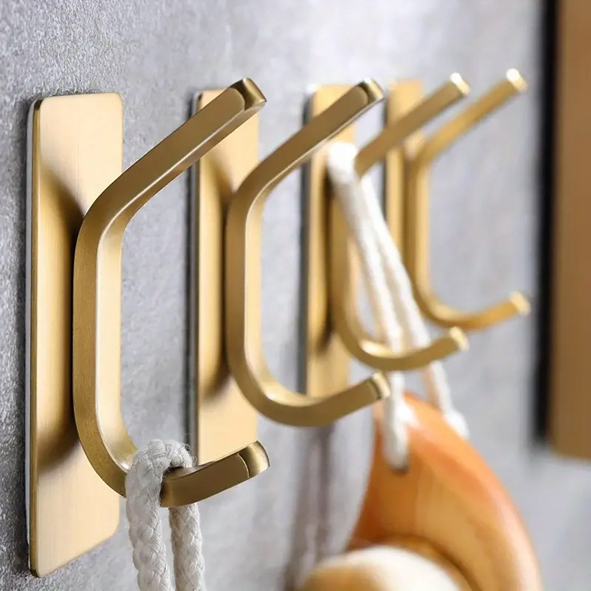 Stainless Steel Adhesive Hooks for Bathroom and Kitchen - view 17