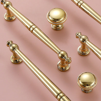 Solid Brass Wardrobe Handles with Plated Finish