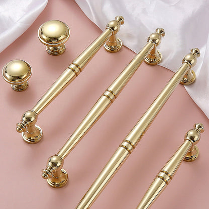 Solid Brass Wardrobe Handles with Plated Finish