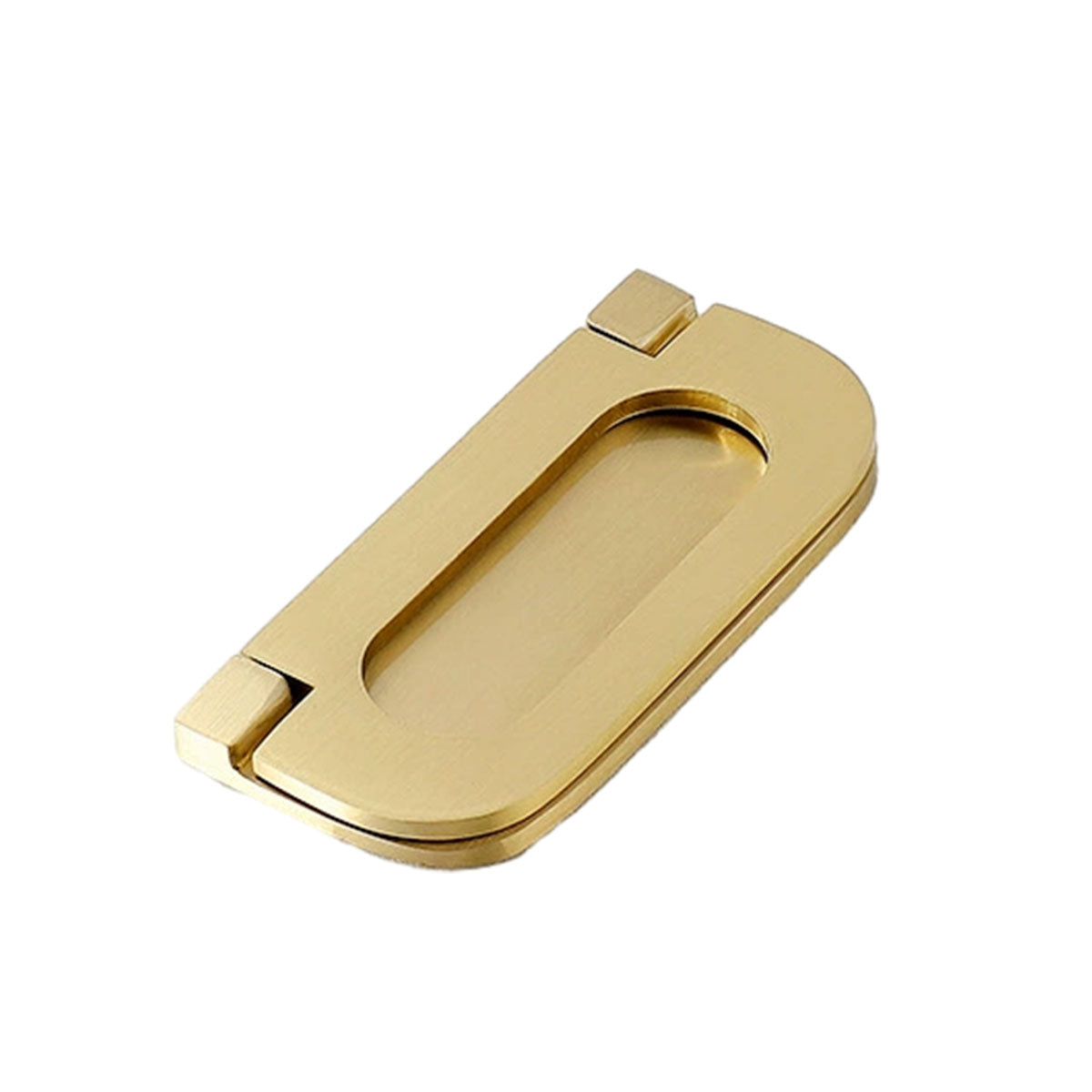 Electroplated Brass Cupboard & Cabinet Flat Door Pull Handle 64mm