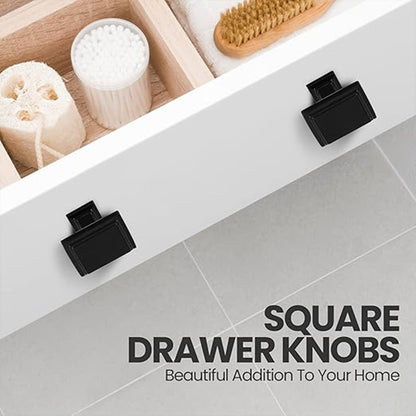 Black Copper Cabinet Handle Single-Hole Mount