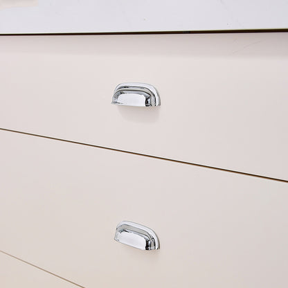 Vintage Metal Alloy Drawer Handle with Single-Hole Design