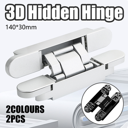 Concealed 3D Door Hinges Adjustable Noise-Reducing