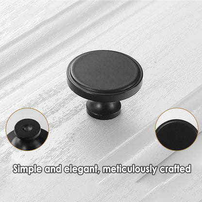 Round Cabinet Handle with Single-Hole Mount for Cabinets