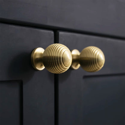 Round Ball Cabinet Handle with Single-Hole Mount