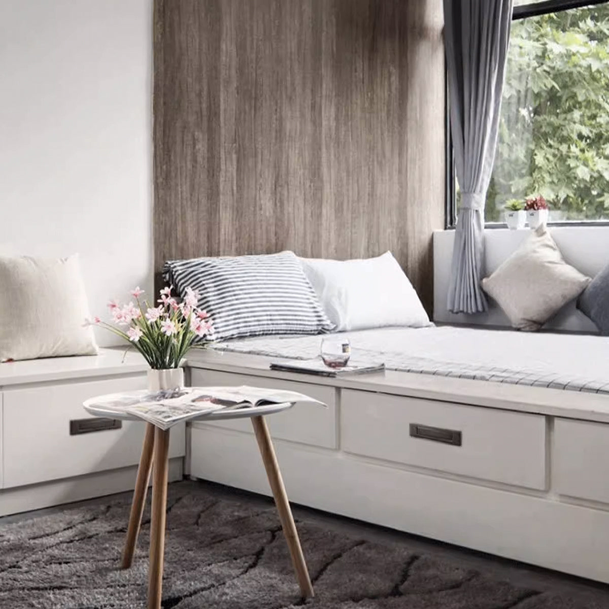 Antique Bronze Brass Interior Sliding Door Handle 98mm x 23mm