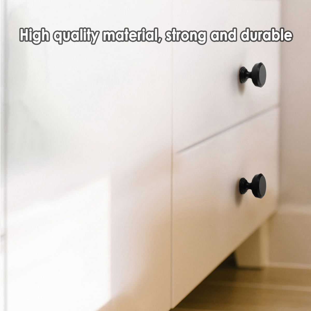 Matte Black Brass Cupboard & Cabinet Door Knobs