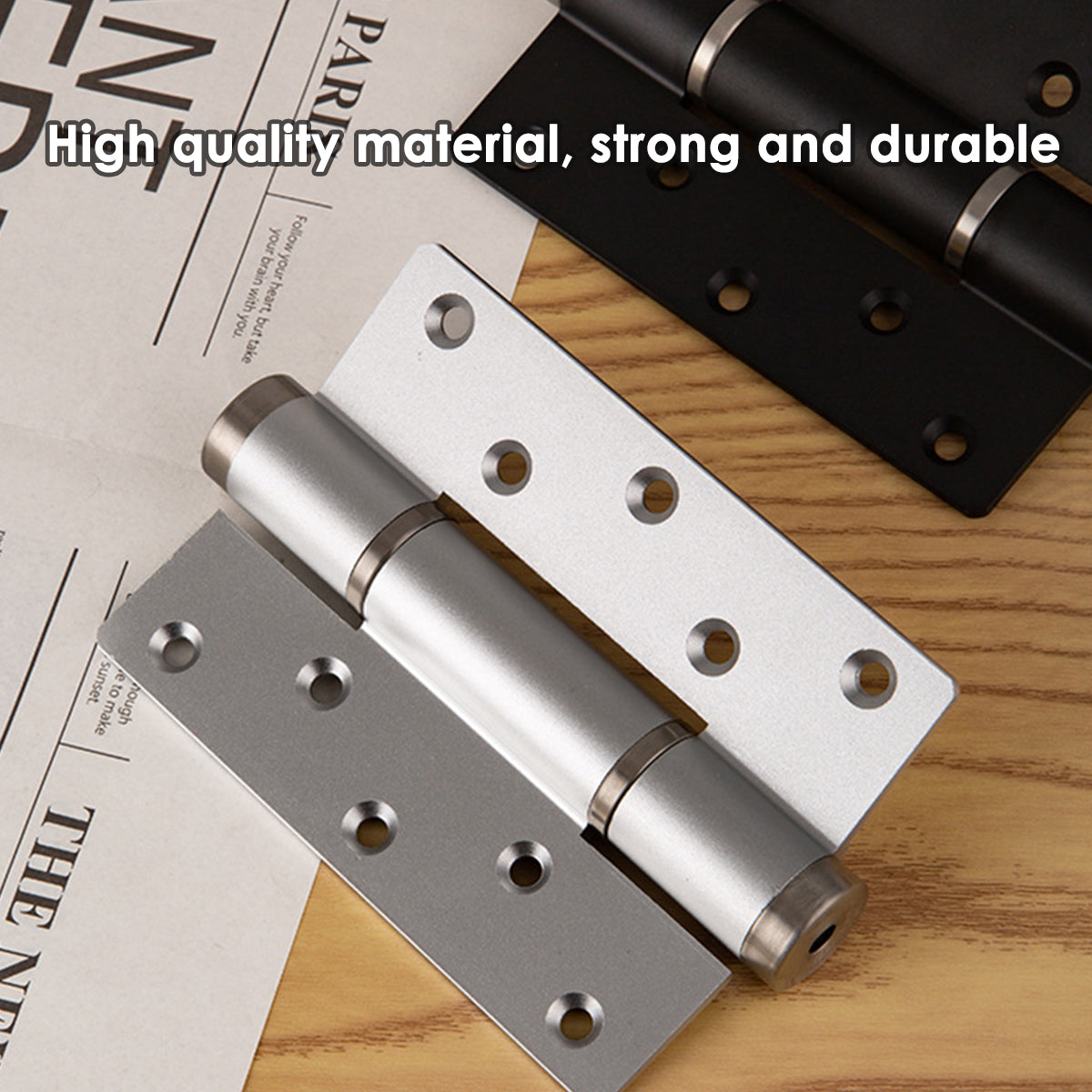 Aluminium Flush Door Hinge Auto Close 132mm - view 17