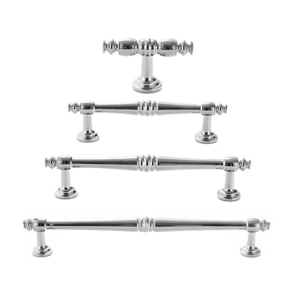 Silver Alloy Cabinet Handle with Polished Finish