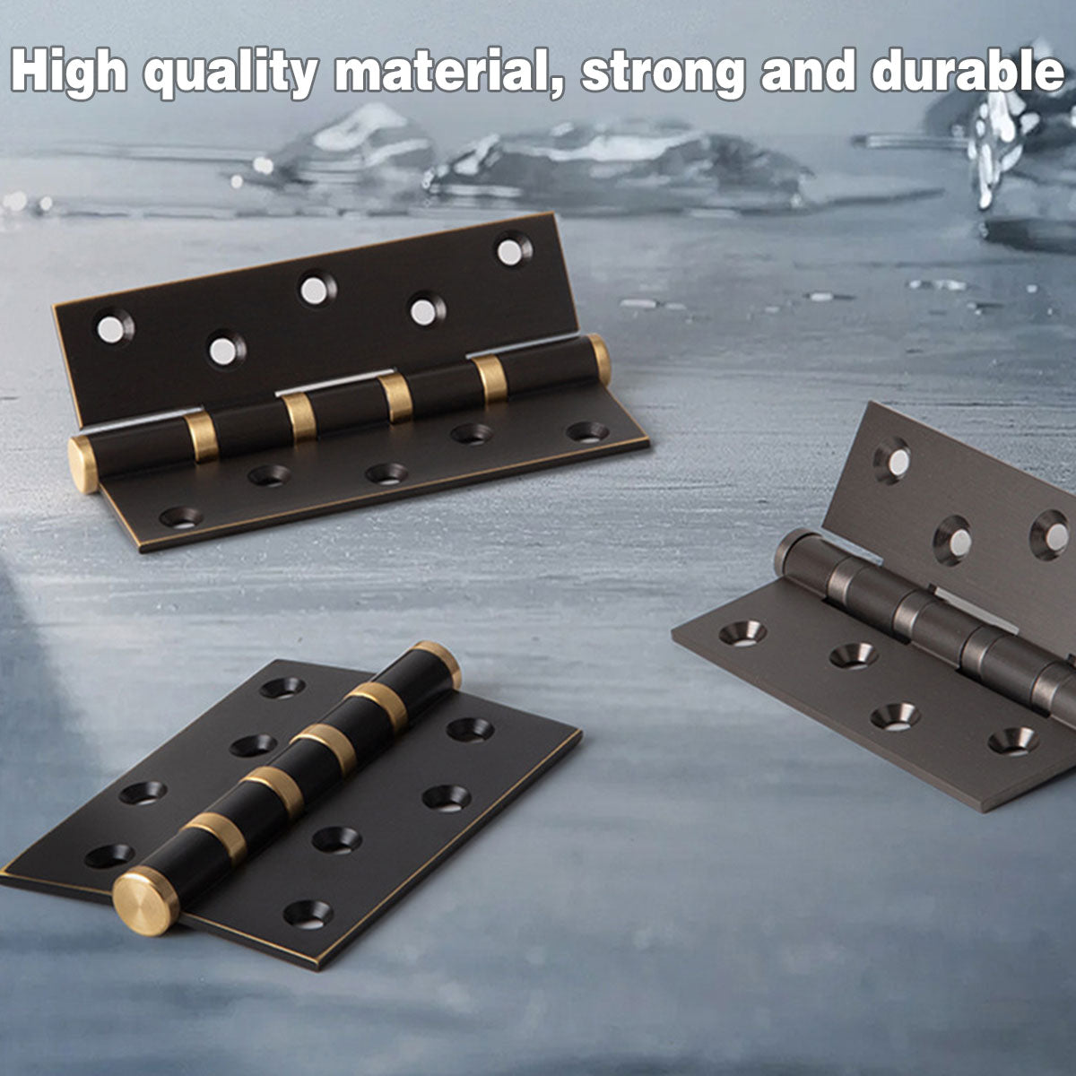 Flat 4 Inch Silent Bearing Stainless Steel Door Hinge