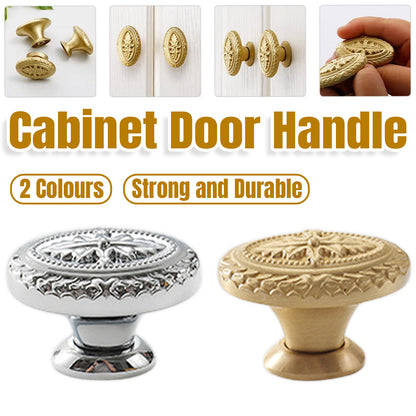 Oval Retro Cabinet Handle Zinc Alloy with Classic Design