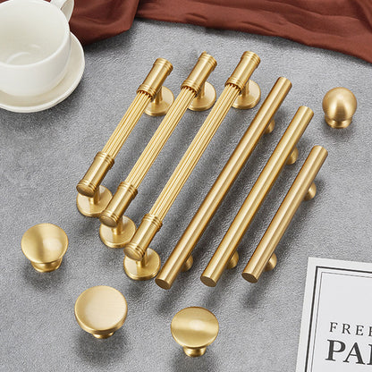 Solid Brass Cabinet Handle with 5 Hole Distances