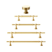 Bright Gold Brass Cupboard & Cabinet Door Pull Handle 16-224mm