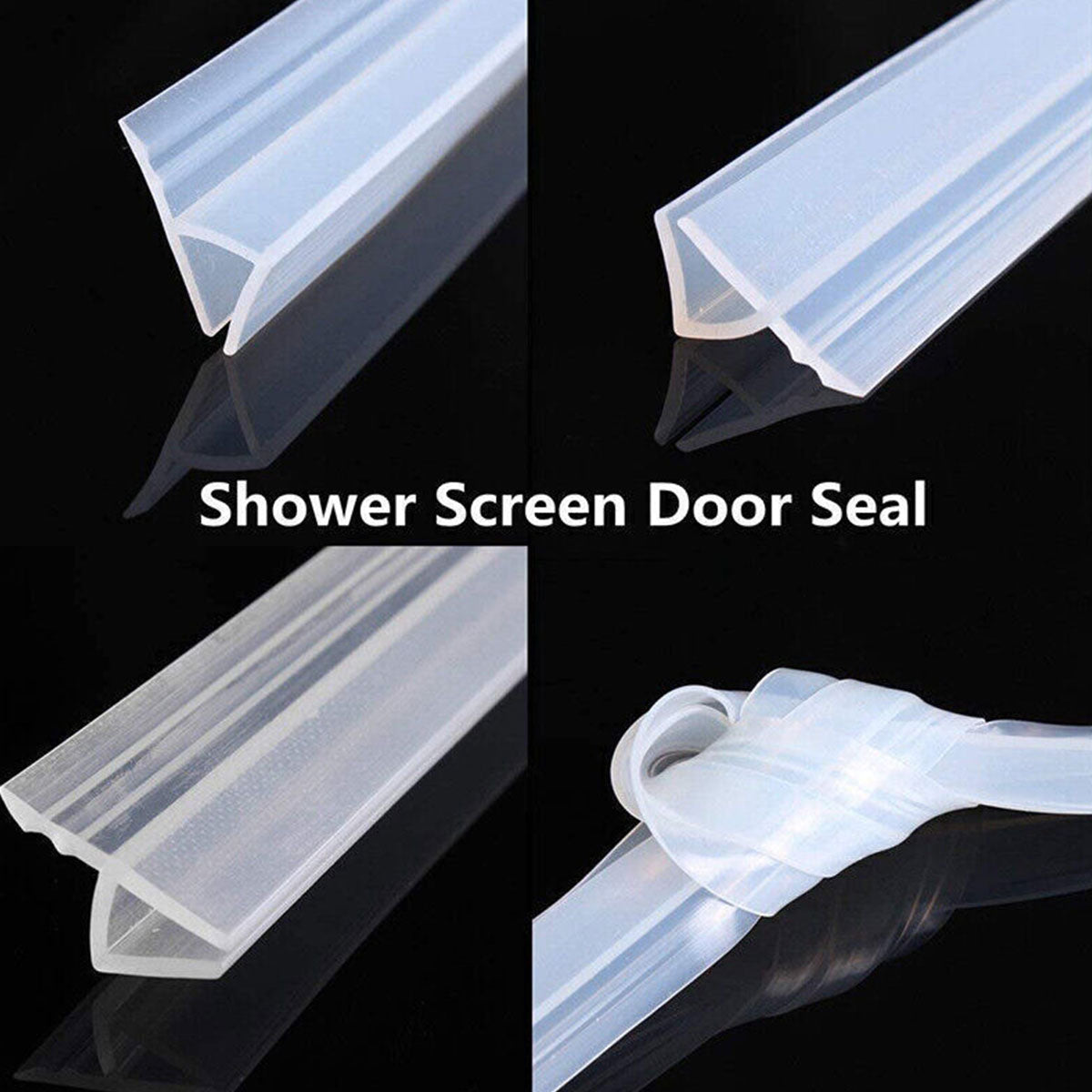 Transparent Finish Silicone Door and Window Seal Strip
