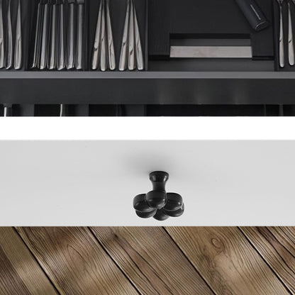 Oval Vintage Drawer Pull with Electroplated Finish