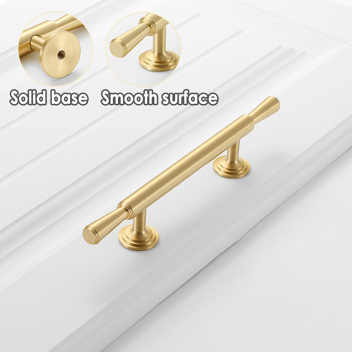 American Style Cabinet Handle in Black or Gold