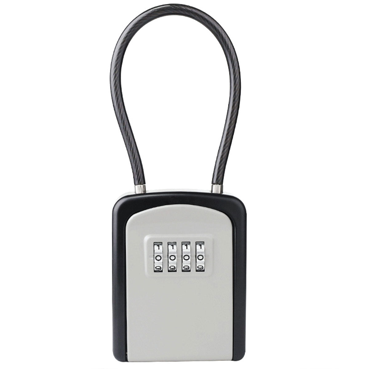 Portable Key Lock Box Hanging Combination Storage Organizer