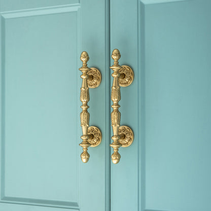 French Vintage Cabinet Handle with Long Pull