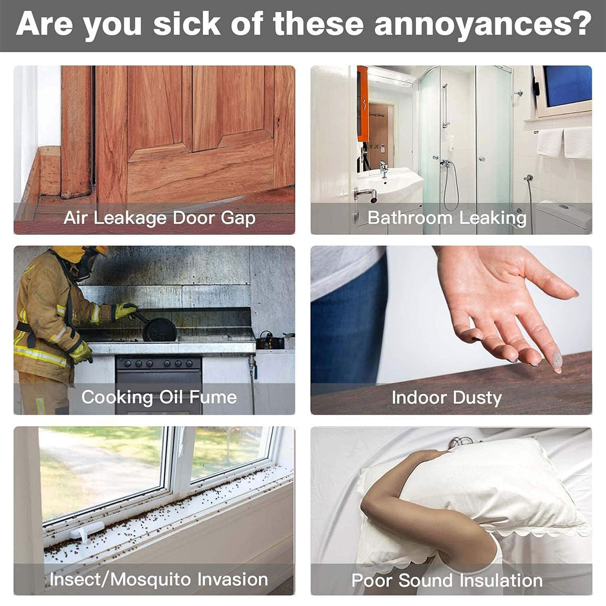 Transparent Self-Adhesive Silicone Door Seal Strip