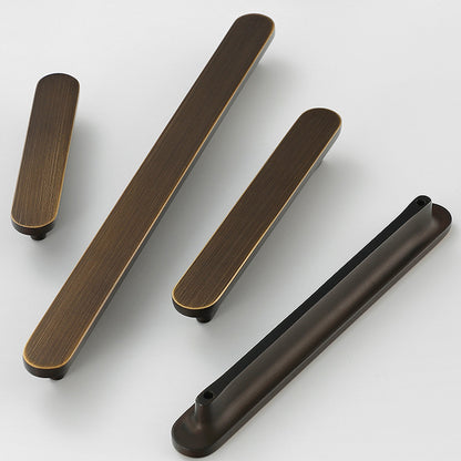 Oval Vintage Drawer Pull with Electroplated Finish