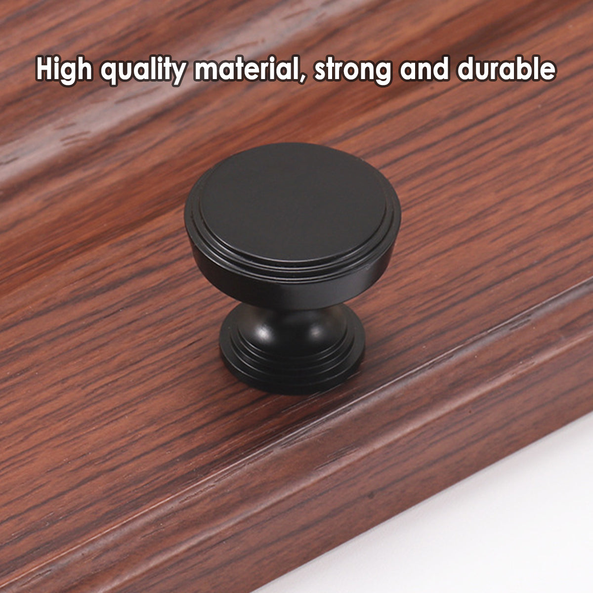 Matte Black Brass Cupboard & Cabinet Door Knobs