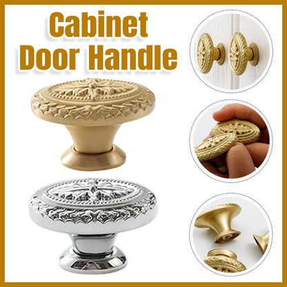 Oval Retro Cabinet Handle Zinc Alloy with Classic Design
