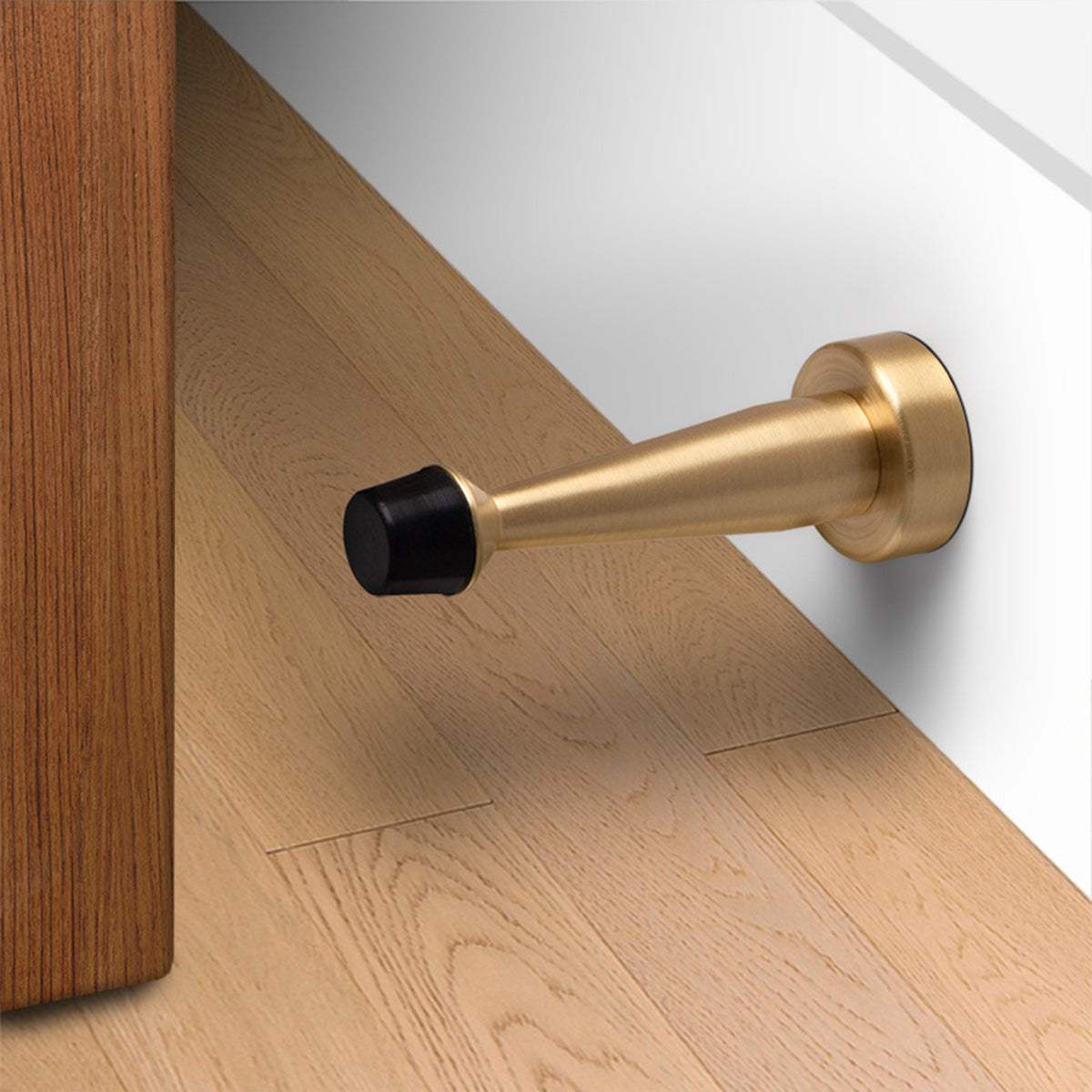 Door Stopper with Rubber Bumper Screw Mount