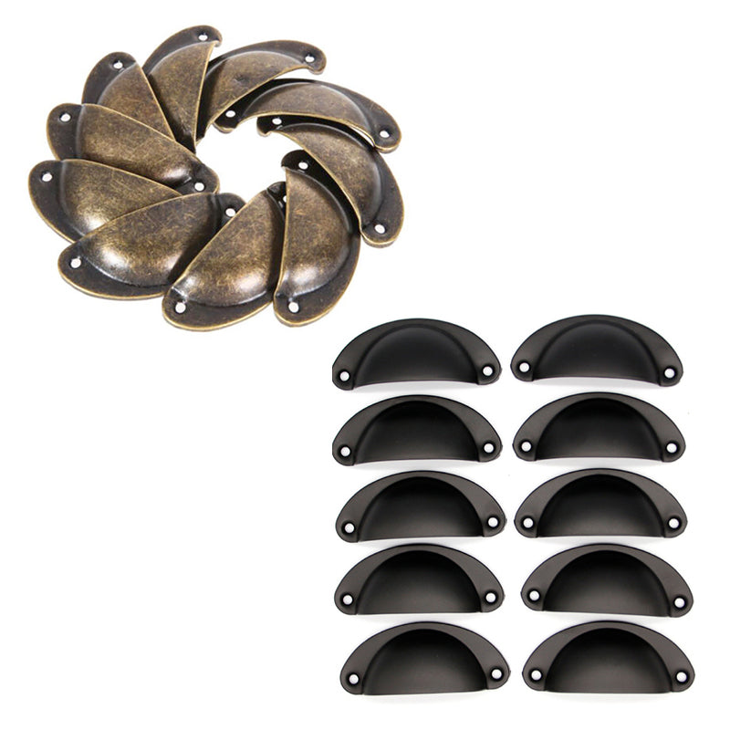 Antique Finish Iron Cup Cabinet Handle Pulls 30 Pack - view 14
