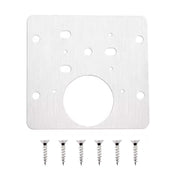 Silver Rust-Resistant Stainless Steel Hinge Repair Plate