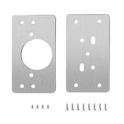 As Pictured Rust-Resistant Stainless Steel Hinge Repair Plate