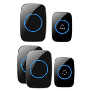 Wireless Waterproof Doorbell with 1/2 Plug-in Receivers