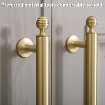 Copper Cabinet Handles for Wardrobes and Drawers