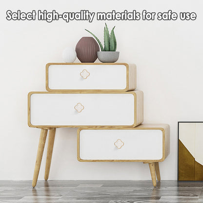 Four-Leaf Clover Cabinet Knob Single-Hole Design