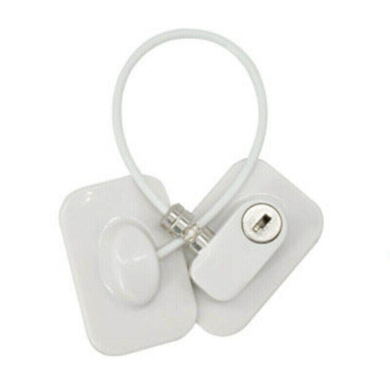 ABS Stainless Steel Adhesive Refrigerator Lock with Keys