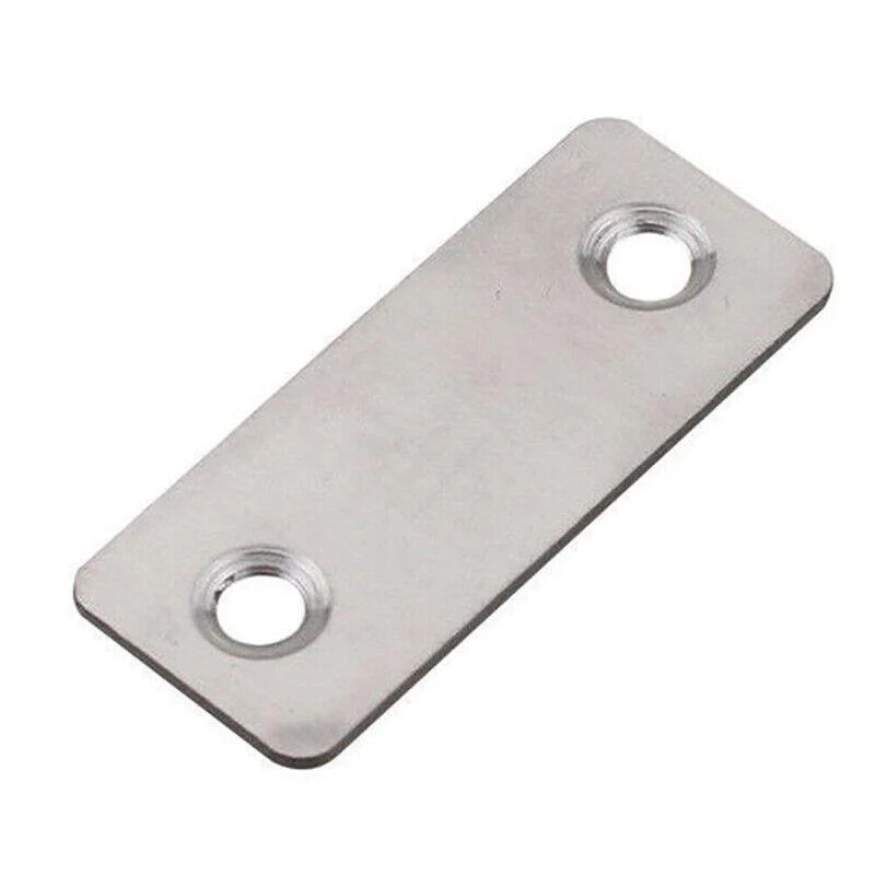 Silver Finish Metal Magnetic Door Catch Ultra-Thin Cabinet Latch