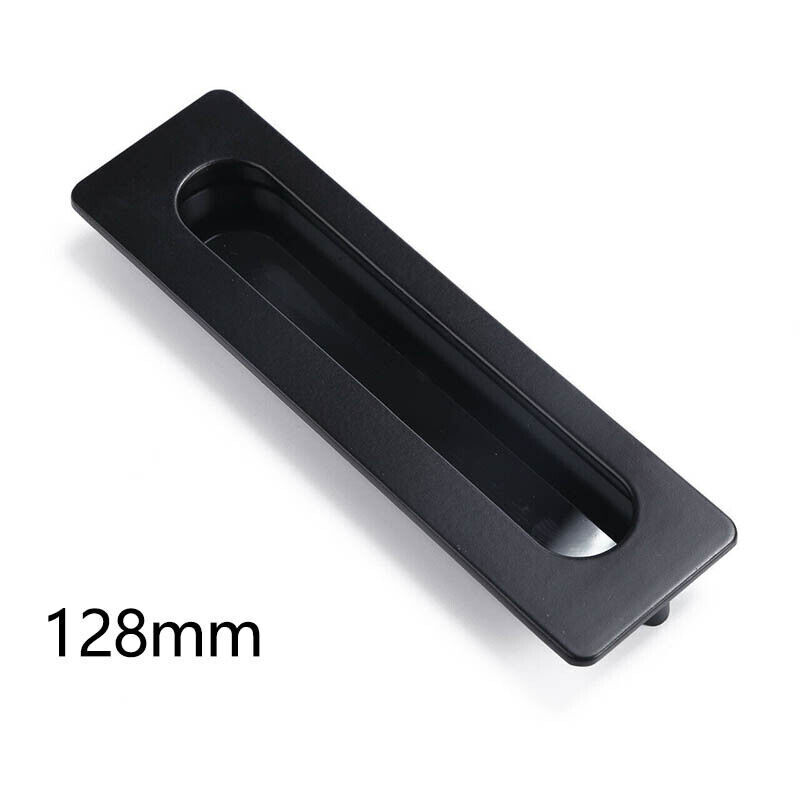 Matte Black Zinc Alloy Interior Sliding Handle