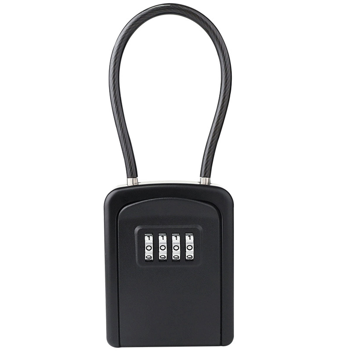 Portable Key Lock Box Hanging Combination Storage Organizer
