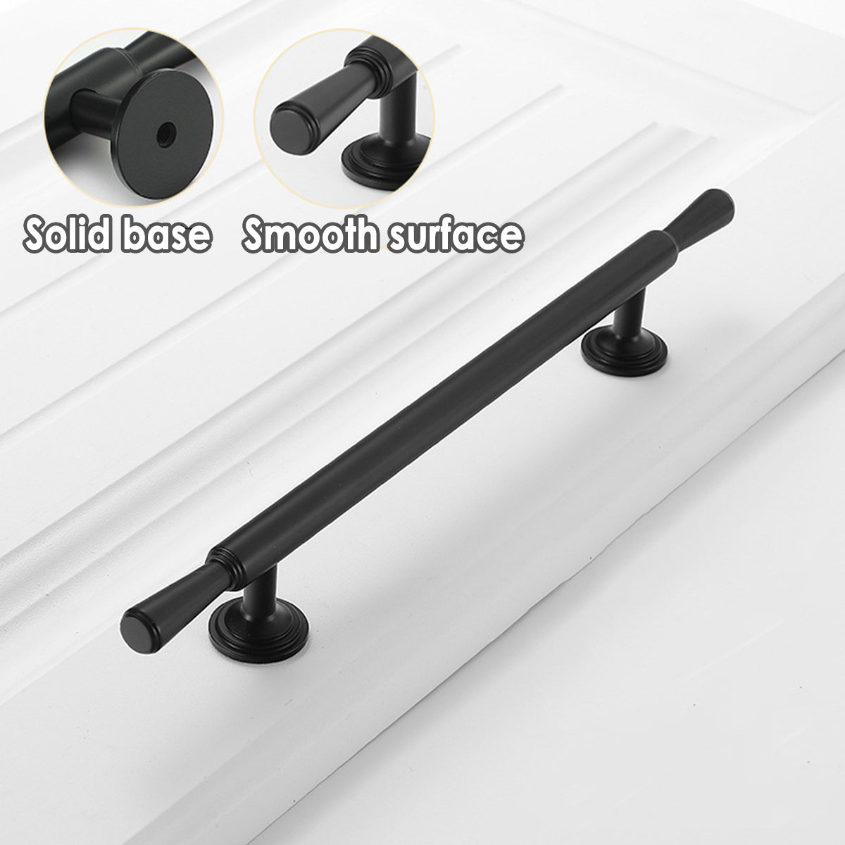 American Style Cabinet Handle in Black or Gold