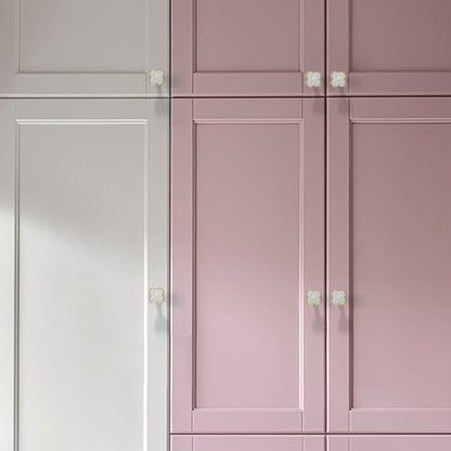 Four-Leaf Clover Cabinet Knob Single-Hole Design