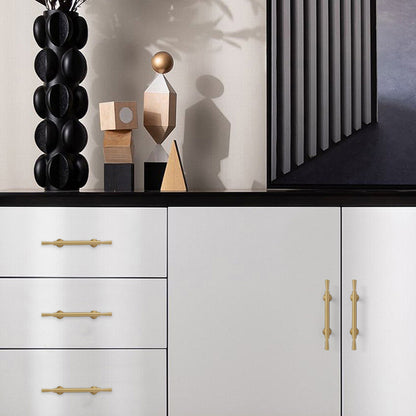 American Style Cabinet Handle in Black or Gold