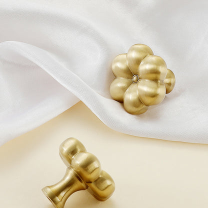 Oval Vintage Drawer Pull with Electroplated Finish