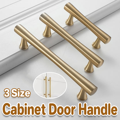 Cabinet Door Handle with Brushed Gold Tone