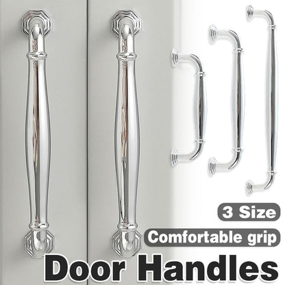 Zinc Alloy Cabinet Handle with Bright Silver Finish