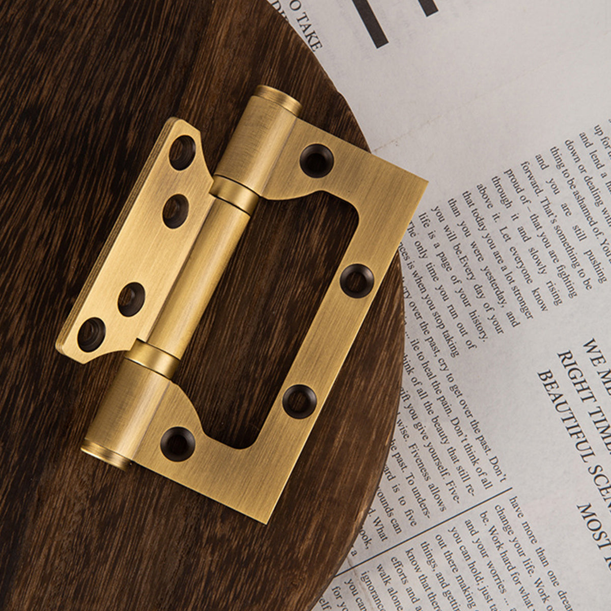 Copper Concealed Bearing Hinge with 3.5mm Thickened Blade