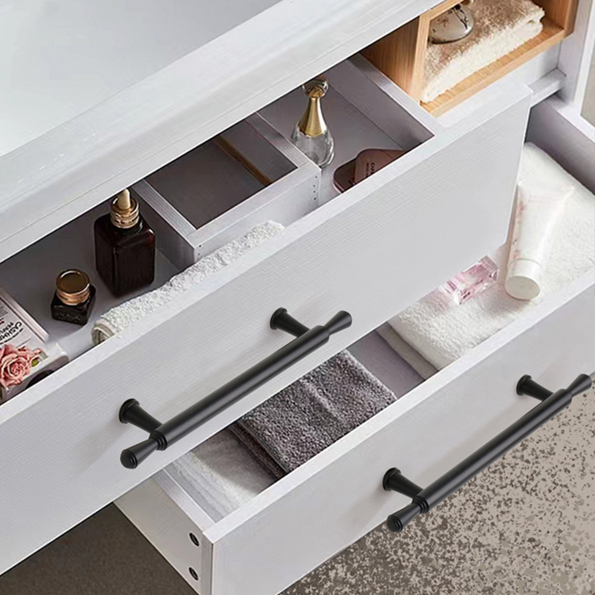 Black Cupboard & Cabinet Door Pull Handle 80-314mm